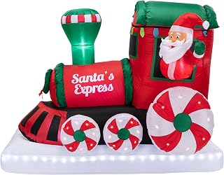 6 ft Christmas Santa Claus Inflatable Yard Decoration