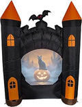 7 Ft Halloween Light Projector Inflatable Yard Decoration
