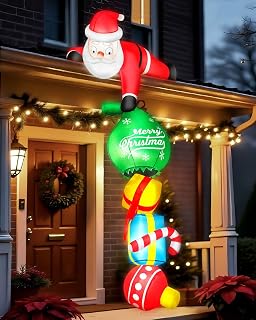 10FT Christmas Santa Claus Inflatable Yard Decoration