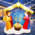 6FT Christmas Nativity Scene Inflatable Yard Decoration