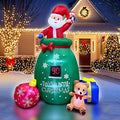 7ft Christmas Santa Claus Inflatable Yard Decoration