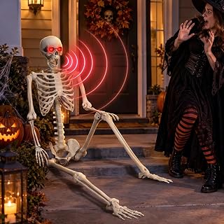 6ft Halloween Skeleton Yard Decoration