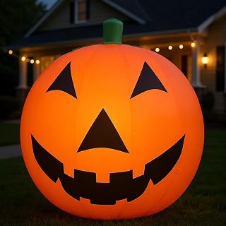 10 ft Halloween Pumpkin Inflatable Yard Decoration