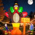 12FT Fall Turkey Inflatable Yard Decoration