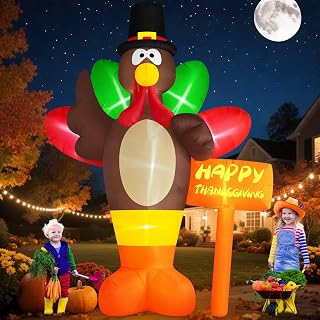 12FT Fall Turkey Inflatable Yard Decoration