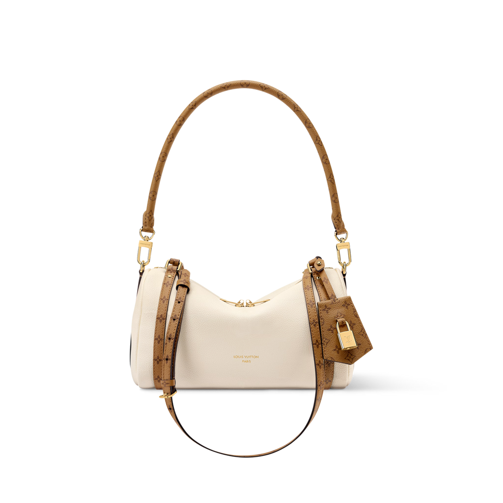 Pink Canvas & Calfskin Shoulder Bag product image 22