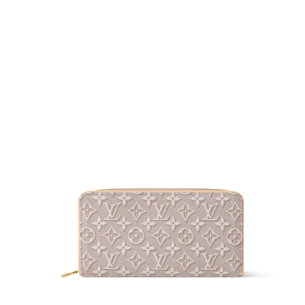 Zippy Monogram Emblème Jacquard Canvas Wallet M29575 For Women