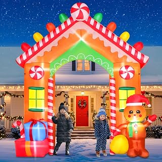 9FT Christmas Archway Inflatable Yard Decoration