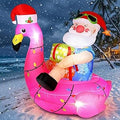 5ft Christmas Santa Claus Inflatable Yard Decoration