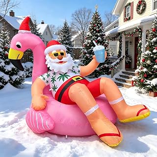 8.2 FT Christmas Santa Claus Inflatable Yard Decoration