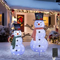 2.3FT Christmas Snowman Family Yard Decoration Set of 2