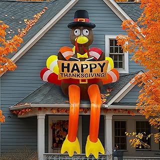 8 FT Fall Turkey Inflatable Yard Decoration