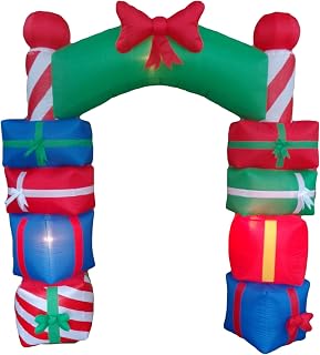 8 FT Christmas Gift Box Inflatable Yard Decoration