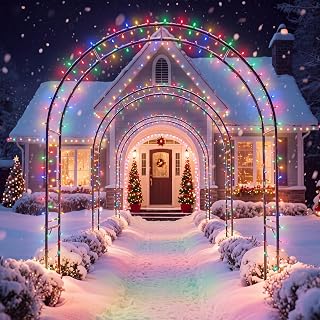 8ft Christmas Archway Yard Decoration 3 Pack