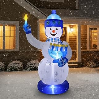 Holiday Snowman Inflatable Yard Decoration