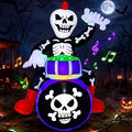 6FT Halloween Skeleton Inflatable Yard Decoration