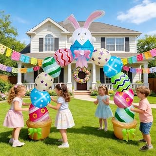 10FT Easter Archway Inflatable Yard Decoration