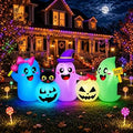 8FT Halloween Ghost Inflatable Yard Decoration