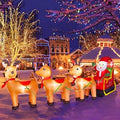 12FT Christmas Reindeer Inflatable Yard Decoration