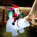 6 Ft Christmas Santa Claus Inflatable Yard Decoration