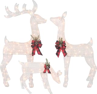 Christmas Reindeer Family Yard Decoration