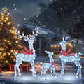 58 Inch Christmas Reindeer Family Yard Decoration