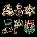 Christmas Yard Decoration 6 Pack