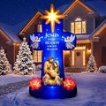 7FT Christmas Nativity Scene Inflatable Yard Decoration