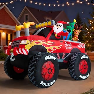 8.5 FT Christmas Santa Claus Inflatable Yard Decoration