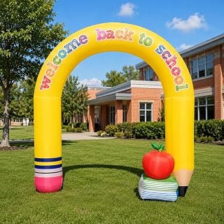 9Ft Holiday Archway Inflatable Yard Decoration
