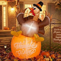 6FT Fall Turkey Inflatable Yard Decoration