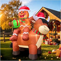5.8FT Christmas Santa Claus Inflatable Yard Decoration