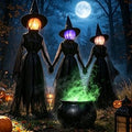 6FT Halloween Witch Yard Decoration 3 Pack