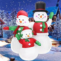 5 FT Christmas Snowman Family Inflatable Yard Decoration