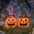 Halloween Pumpkin Yard Decoration Set of 2