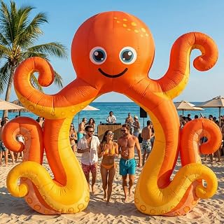 9 FT Holiday Archway Inflatable Yard Decoration