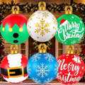 24 Inch Christmas Inflatable Yard Decoration 6 Pcs