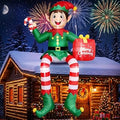 16FT Christmas Elf Inflatable Yard Decoration