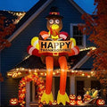 8FT Fall Turkey Inflatable Yard Decoration