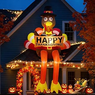 8FT Fall Turkey Inflatable Yard Decoration