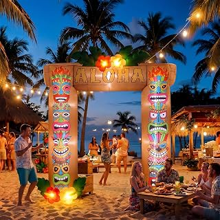 9.8 ft Holiday Archway Inflatable Yard Decoration