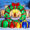 10FT Christmas Gift Box Inflatable Yard Decoration