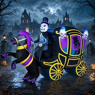 10FT Halloween Skeleton Inflatable Yard Decoration
