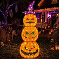 6FT Halloween Pumpkin Yard Decoration 3 Pack