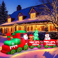 10.7 FT Christmas Reindeer Inflatable Yard Decoration