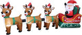 8 FT Christmas Reindeer Inflatable Yard Decoration