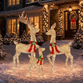Christmas Reindeer Family Yard Decoration