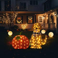 Fall Pumpkin Yard Decoration