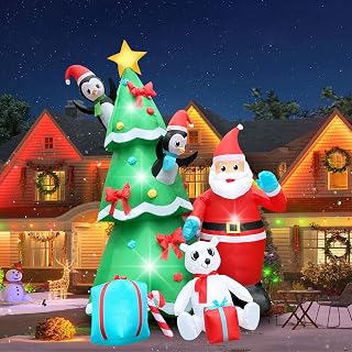 10FT Christmas Santa Claus Inflatable Yard Decoration