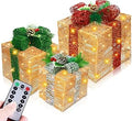 Christmas Gift Box Yard Decoration 3 Pack